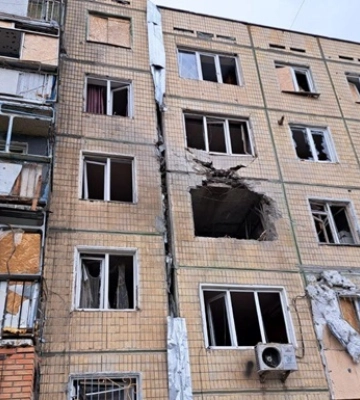 Никополь подвергся артудару, пять раненых