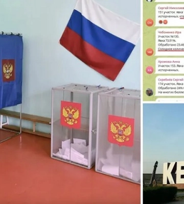 У чаті “виборчкому” Керчі звітують про масове псування бюлетенів: закреслюють кандидатуру Путіна: 