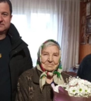 На Волині довгожителька відзначила 95-річний ювілей