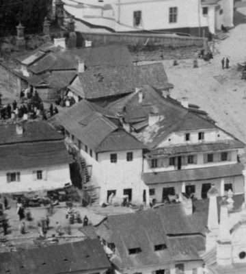 Кременець з висоти пташиного польоту на фото 1930-х