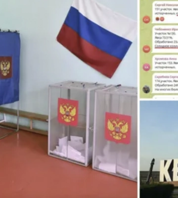 У чаті “виборчкому” Керчі звітують про масове псування бюлетенів: закреслюють кандидатуру Путіна: 