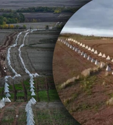 Строительство фортификаций: Запорожская ОВА показала, как производят «зубы дракона», — ВИДЕО
