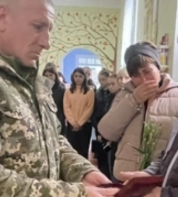Матері полеглого воїна Івана Дімітрова з Одещини передали орден «За мужність»