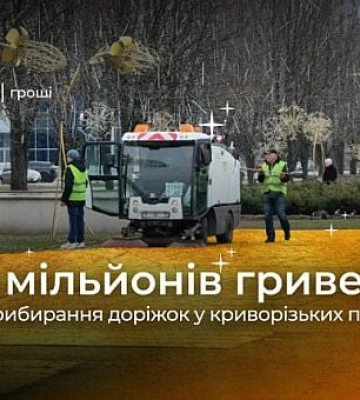 Кто будет пылесосить дорожки в криворожских парках?