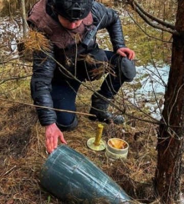 На Вінниччині сапери знешкодили бойову частину російського безпілотника