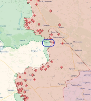 Россияне активизировали штурмы Белогоровки в Луганской области