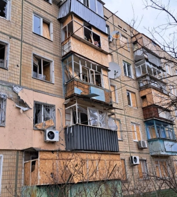 Никополь подвергся артудару, пять раненых