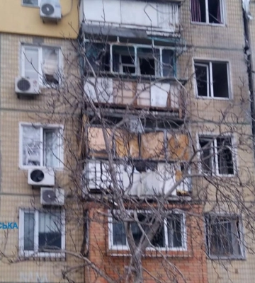 Никополь подвергся артудару, пять раненых