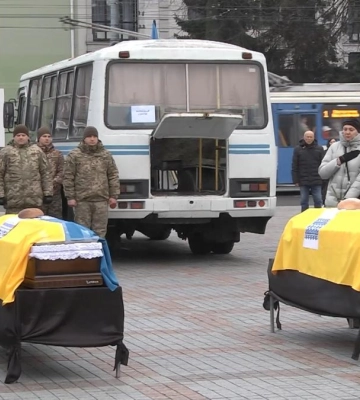 У Рівному попрощаються з двома солдатами, які загинули, захищаючи рідну землю