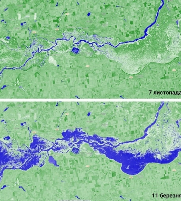 Каховське водосховище почало заповнюватися