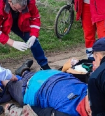 У Баштанському районі рятувальники надали допомогу постраждалому у дорожньо-траспортній пригоді