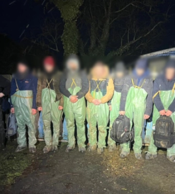 На Одещині затримали 8 ухилянтів у костюмах рибалок