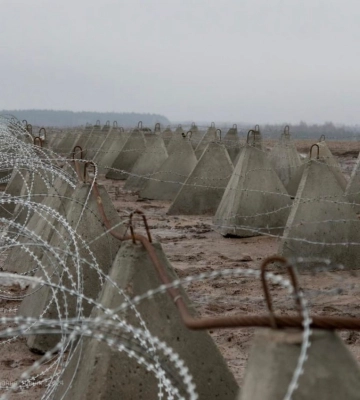 На границе Черниговской области создают систему инженерных заграждений и создают опорные пункты