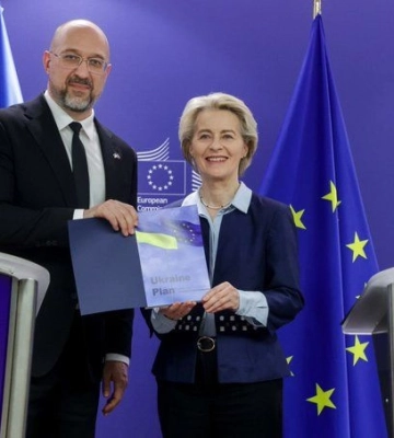 Україна передала ЄС план реформ для програми на 50 млрд євро, очікує на його схвалення - Шмигаль