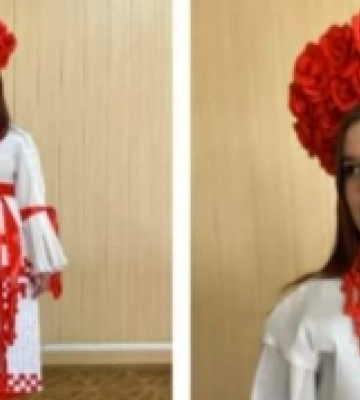 Горохівчанка перемогла у Всеукраїнському  фестивалі-конкурсі сценічних та карнавальних паперових костюмів
