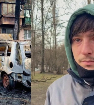 &quot;Грибочок вогню&quot; летів: очевидець розповів про пережите під час удару РФ по Києву