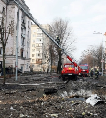 Киев под обстрелом. ПВО сбивали крылатые ракеты и &quot;Кинжалы&quot;. Последствия