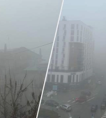 Утром Львов окутал очень густой туман: фото опасного явления