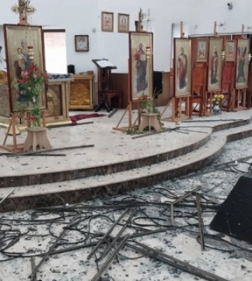 Під час атаки на Київ постраждала церква