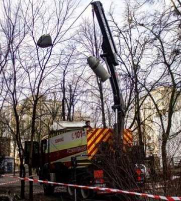 У Києві піротехніки ДСНС вилучили і знищили бойову частину російської крилатої ракети Х-101. ВІДЕО+ФОТОрепортаж