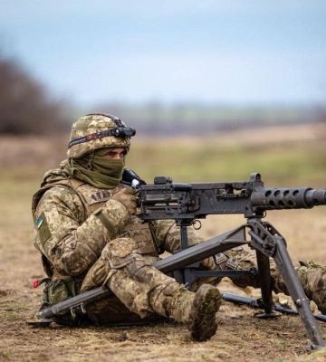 Командувач Сухопутних військ оприлюднив момент збиття російської ракети з кулемета Browning M2