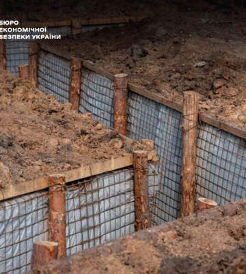 На строительстве линий обороны в Харьковской области пытались украсть 20 миллионов