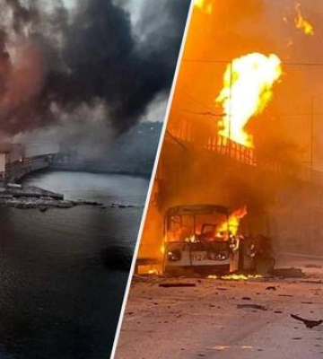 Зникло світло, водопостачання та перекритий рух по Дніпровській ГЕС, – наслідки ракетної атаки на Запоріжжя