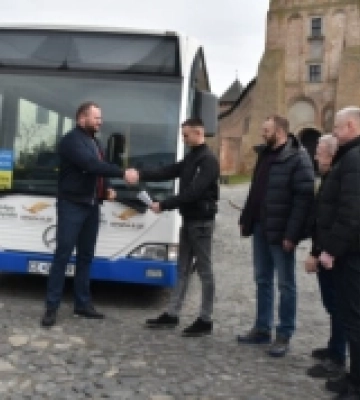 Німецькі благодійники передали автобус для соціальних рейсів «Брище-Луцьк»