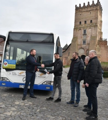 Німецькі благодійники передали автобус для соціальних рейсів «Брище-Луцьк»