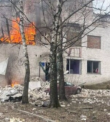 На Чернігівщині через атаку рф знищено будинок культури, поранено двох людей