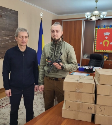 Ковельська громада передала військовим FPV–квадрокоптери