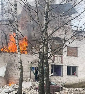 На Чернігівщині через атаку рф знищено будинок культури, поранено двох людей