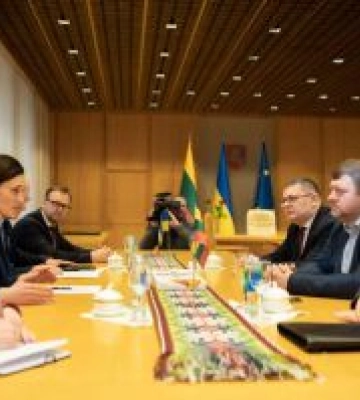 Перший заступник Голови Верховної Ради України провів робочу зустріч зі Спікеркою Сеймасу Литви Вікторією Чмілітє-Нільсен