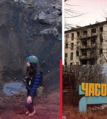 Одна большая яма: ужасные кадры воронки от российского КАБа в Часовом Яру