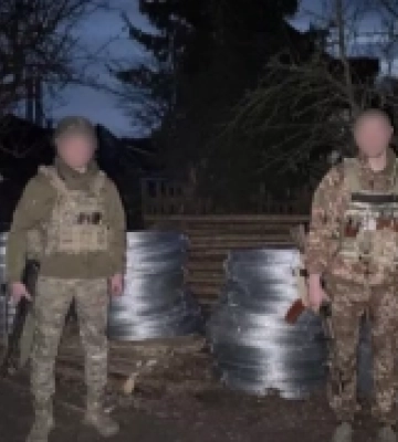 Волиняни передали прикордонникам майже тисячу бухт колючого дроту