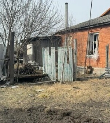 Через російський обстріл Харківщини загинув чоловік. ФОТО