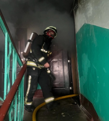 Власника передали працівникам «швидкої»: на Волині горіла квартира