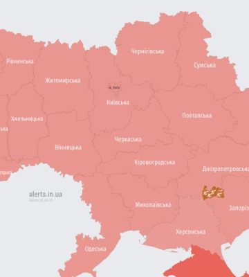Повітряна тривога на Львівщині. Третя загроза