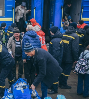 Рівненщина прийняла перший евакуаційний потяг із Донеччини