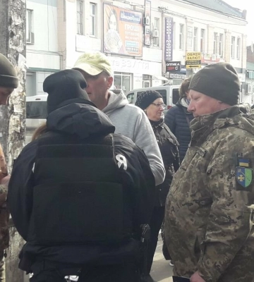 У Полтаві стався конфлікт між військовими та місцевим жителем