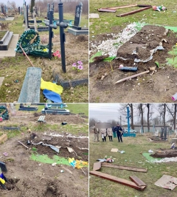 В Житомирской области мужчина поглумился над могилой военного из-за ревности — полиция