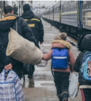 На Рівненщину прибув евакуаційний потяг з Донеччини