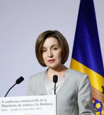 Президентка Молдови прокоментувала нічну атаку Росії на українські міста