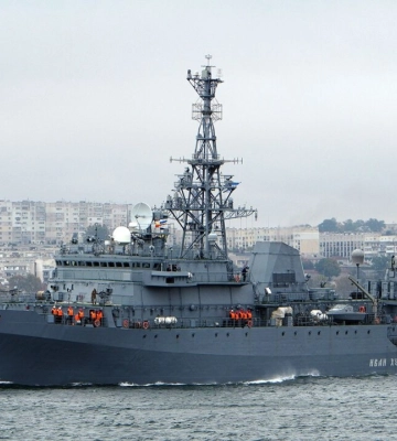 Під час атаки на Крим було пошкоджено розвідувальний корабель «Іван Хурс» – ЗМІ