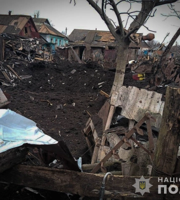 На Сумщині внаслідок обстрілів пошкоджено 8 житлових будинків, будівлю школи та цивільну інфраструктуру