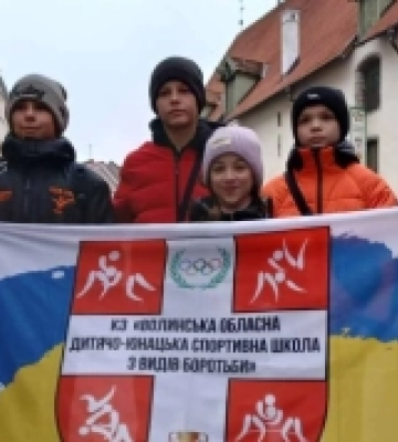 В Естонії юна волинська борчиня здобула перше місце на міжнародному турнірі