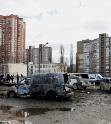 КМВА: у Печерському районі Києва через ракетну атаку пошкоджений житловий будинок