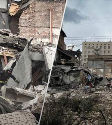 Под завалами могут быть люди: спасатели показали жуткие последствия обстрела Киева