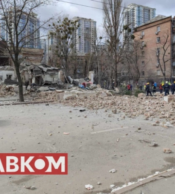 Обстріл Києва. Що відбувається на місці події 