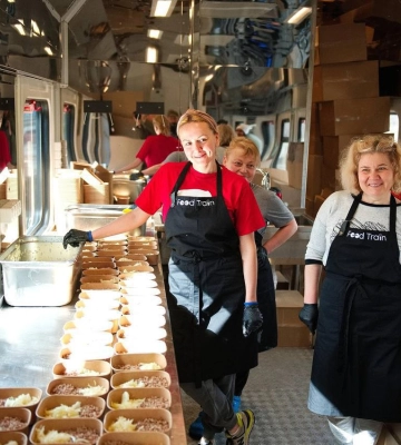 15 тисяч порцій приготував Food Train на Харківщині після знеструмлення